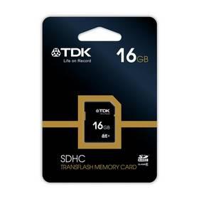 Paměťová karta TDK SDHC 16GB Class 4 (t78540) černá