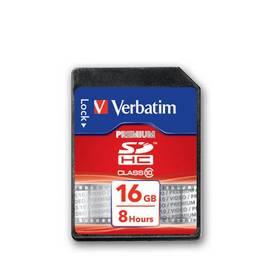 Paměťová karta Verbatim SDHC 16GB Class 10 (43962) černá