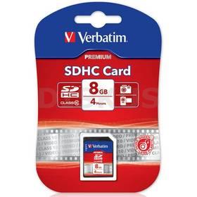 Paměťová karta Verbatim SDHC 8GB Class 10 (43961) černá