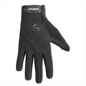 Pánské cyklistické rukavice Etape SPRING, vel. XL - černá/šedá