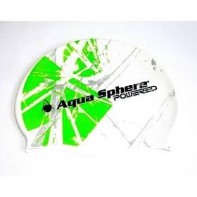 Plavecká čepice Aqua Sphere Ironman man - pánské bílá/zelená