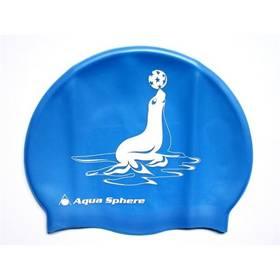 Plavecká čepice Aqua Sphere Junior - (lachtan) modrá