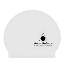 Plavecká čepice Aqua Sphere Latex Tri White bílá