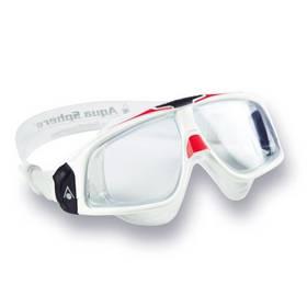 Plavecké brýle Aqua Sphere Seal 2.0 clear - pánské bílá/červená
