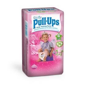 Plenky Huggies Pull Ups Medium - Girls 9-15 kg, 16 ks