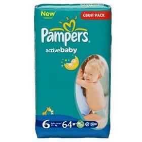 Plenky Pampers Active Baby Active Baby vel. 6, 64 ks