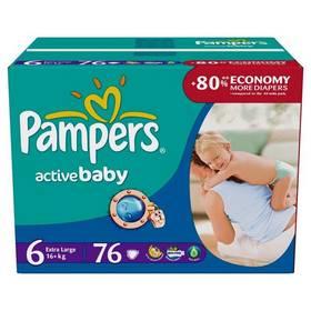 Plenky Pampers Active Baby Active Baby vel. 6, 76 ks