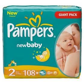 Plenky Pampers New baby New Baby vel. 2, 108 ks