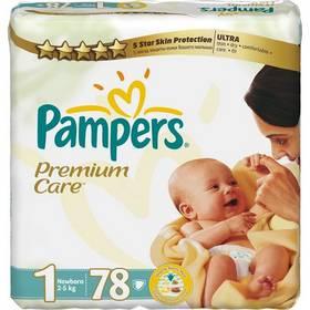Plenky Pampers Premium Care Premium Care Newborn vel. 1, 78 ks