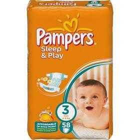 Plenky Pampers Sleep&Play Sleep & play, 3 midi, 58 ks