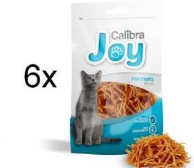 Pochoutky Calibra Joy Cat Fish Stripes 6 x 70g