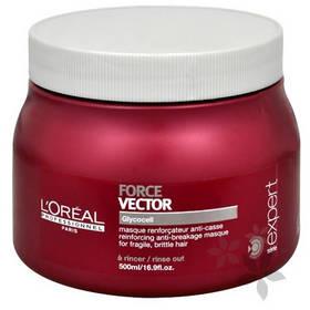Posilující maska proti lámavosti vlasů Force Vector (Glycocell Reinforcing Anti-Breakage Masque For Fragile, Brittle Hair) 500 ml