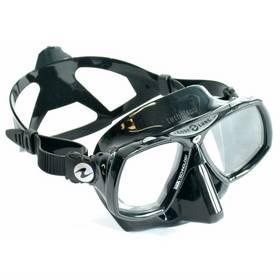 Potápěčská  maska Technisub Look 2 silikon černý stříbrná