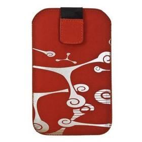 Pouzdro na mobil Aligator Fresh Fractal pro HTC HD2 (POS0152) červené