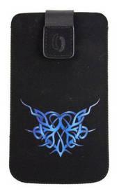 Pouzdro na mobil Aligator Fresh Tattoo univerzal (123x65x10mm) (POS0210) černé/modré