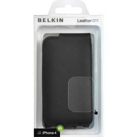 Pouzdro na mobil Belkin kožené pro iPhone 4/4S (F8Z853cwC00) černé
