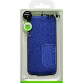 Pouzdro na mobil Belkin Snap Folio pro iPhone 5 (F8W100vfC02) modré