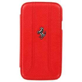 Pouzdro na mobil Ferrari Folio pro Samsung Galaxy S3 (i9300) (306796) červené