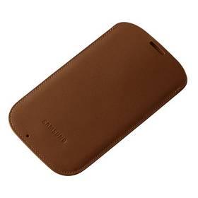 Pouzdro na mobil Samsung EF-LI950BAE pro Galaxy S4 (i9505) kožené (EF-LI950BAEGWW) hnědé