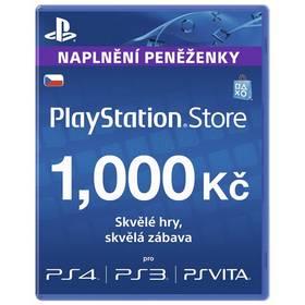 Předplacená karta Sony PSPGO, PS VITA, PS3, PS4, PSP v hodnotě 1000,- kč (PS719238997)