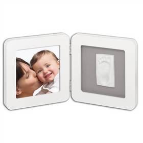 Sada pro otisk Baby Art Rámeček Print Frame White & Grey bílá