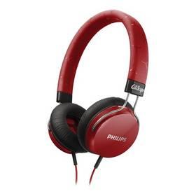 Sluchátka Philips SHL5300RD červená barva