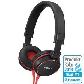 Sluchátka Sony MDR-ZX600 červená