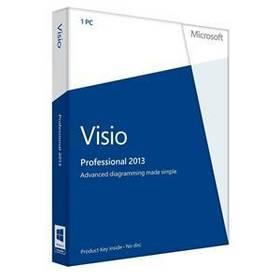 Software Microsoft Visio Professional 2013 CZ 32/64-bit (D87-05400)