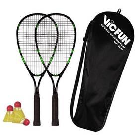 Speedbadminton raketa VicFun Speed 100 Set černá/zelená