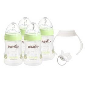 Startovací sada kojeneckých lahviček Babymoov Kit Bioteet zelená