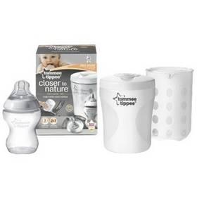 Sterilizátor Tommee Tippee cestovní  na kojeneckou láhev C2N bílý