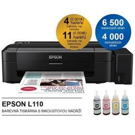 Tiskárna inkoustová Epson L110, CIS (C11CC60301) černá