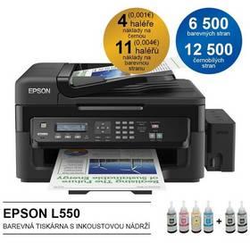 Tiskárna multifunkční Epson L550 CIS, (C11CC95301) černá