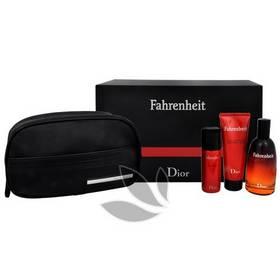 Toaletní voda Christian Dior Fahrenheit 100ml + 50ml deodorant + 75ml sprchový gel + kosmetická taška