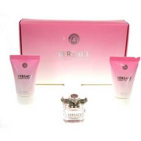 Toaletní voda Versace Bright Crystal 5ml + 25ml tělové mléko + 25ml sprchový gel