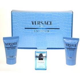 Toaletní voda Versace Man Eau Fraiche 5ml + 25ml sprchový gel + 25ml balsam po holení