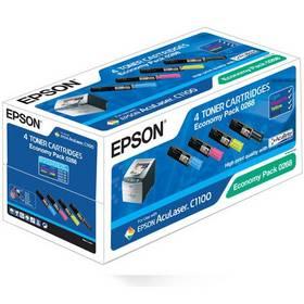 Toner Epson S050268, 4K stran (C13S050268) černý/červený/modrý/žlutý