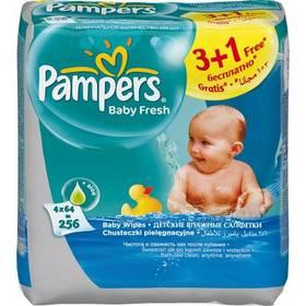 Ubrousky čistící Pampers Baby Fresh, 4 x 64 ks