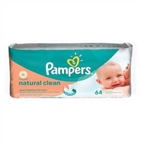 Ubrousky čistící Pampers Natural Clean 1x64ks