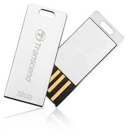 USB flash disk Transcend JetFlash T3S 32GB (TS32GJFT3S) stříbrný
