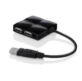 USB Hub Belkin USB2.0 4-port Travel Quilted (F4U019cwBLK) černý