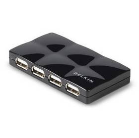 USB Hub Belkin USB2.0 7-port Travel Quilted aktivní (F5U701cwBLK) černý