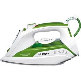Žehlička Bosch TDA502411E bílá/zelená