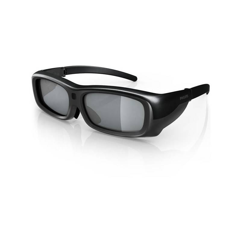 3D brýle Philips PTA517 černá (poškozený obal 2000005609), brýle, philips, pta517, černá, poškozený, obal, 2000005609
