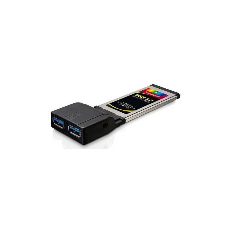 Adaptér Transcend Express card, 2x USB3.0 port (TS-PNU3), adaptér, transcend, express, card, usb3, port, ts-pnu3