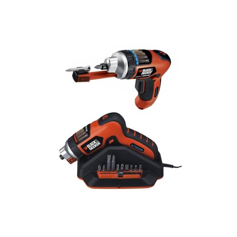 Aku vrtačka, akušroubovák Black-Decker AS36LN černý/červený, aku, vrtačka, akušroubovák, black-decker, as36ln, černý, červený