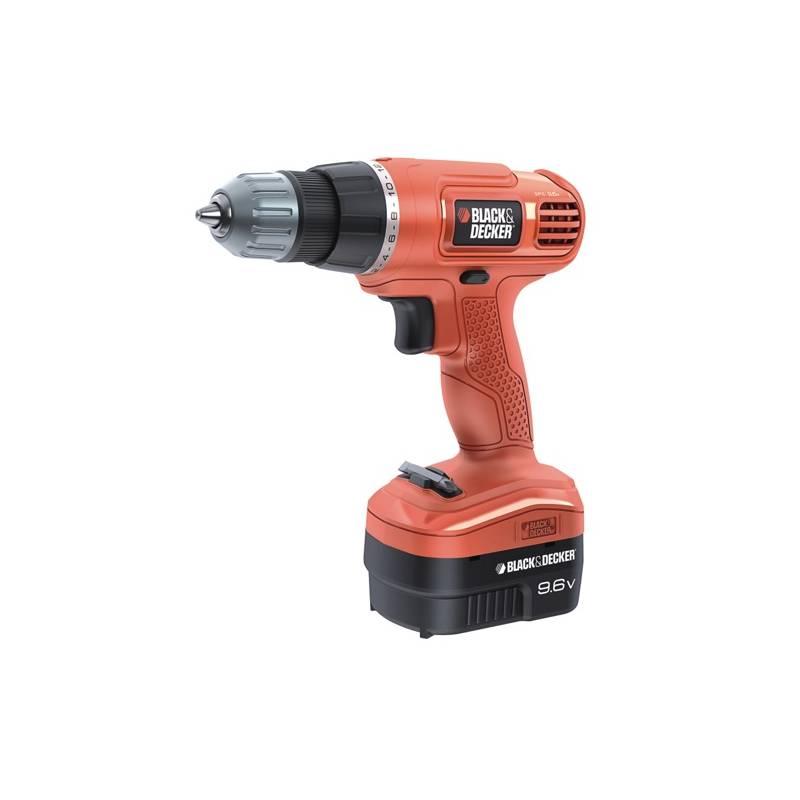 Aku vrtačka, akušroubovák Black-Decker EPC96CA černá/červená, aku, vrtačka, akušroubovák, black-decker, epc96ca, černá, červená