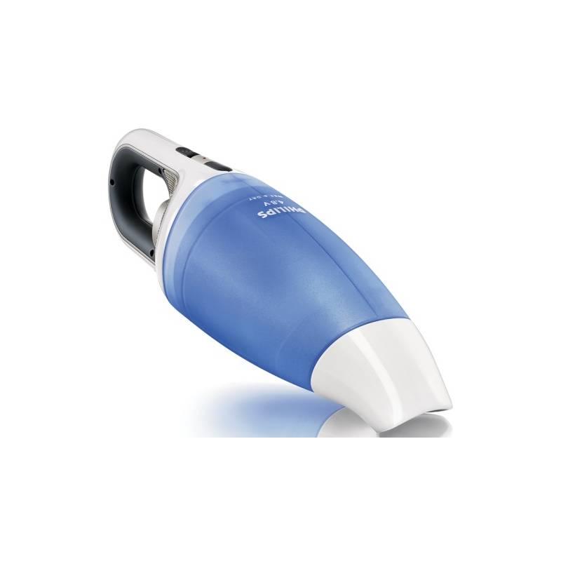 Akumulátorový vysavač Philips Mini Vac FC6142/01 bílý/modrý (rozbalené zboží 8413002667), akumulátorový, vysavač, philips, mini, vac, fc6142, bílý, modrý, rozbalené