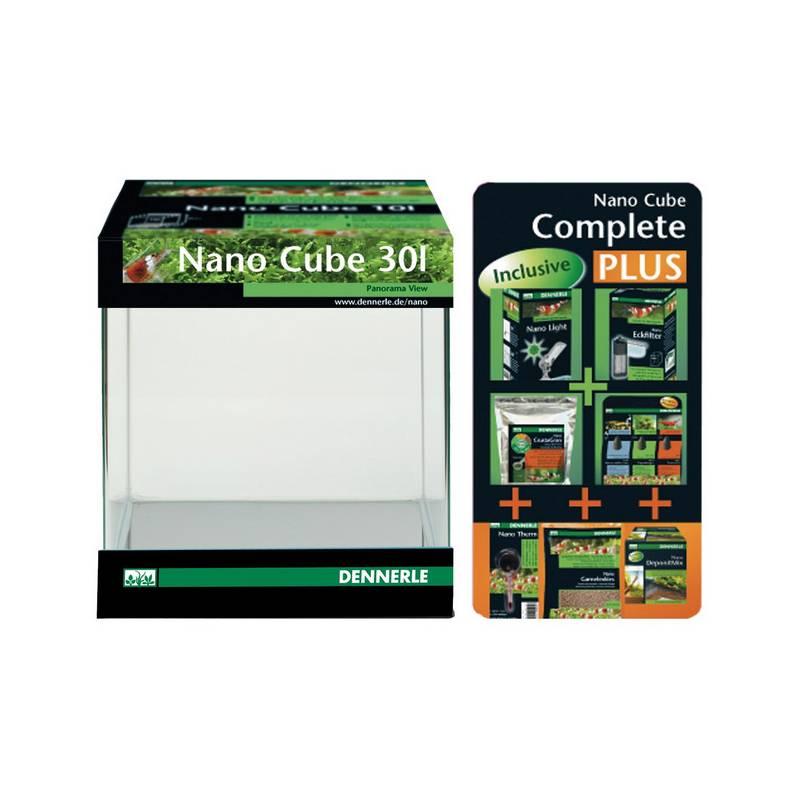 Akvárium Dennerle Dennerle Nano Cube Complete Plus 30L, akvárium, dennerle, nano, cube, complete, plus, 30l