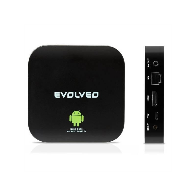 Android přehrávač Evolveo Smart TV box Q4 (SMTVB-Q4), android, přehrávač, evolveo, smart, box, smtvb-q4